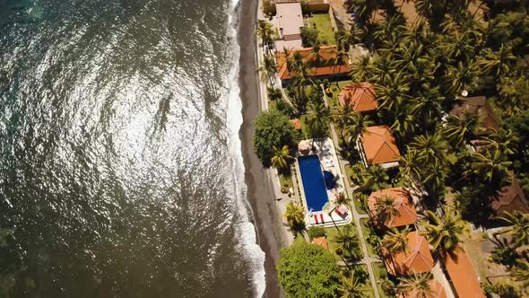 Sea Shore with Beach and Hotel, Bali.