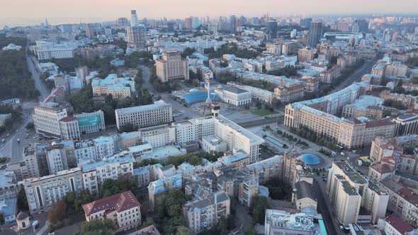 Kyiv, Ukraine Aerial View of the City. Kiev