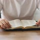 Sunday readings bible, a christian man reading the bible. - VideoHive Item for Sale