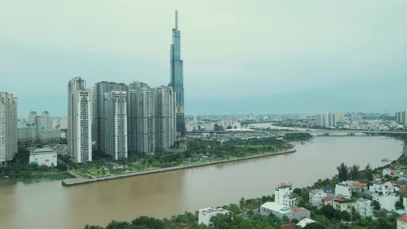 Landmark81, Viet Nam. Skyscrapers 461 meters, located Dien Bien Phu, Ward 1, Binh Thanh District