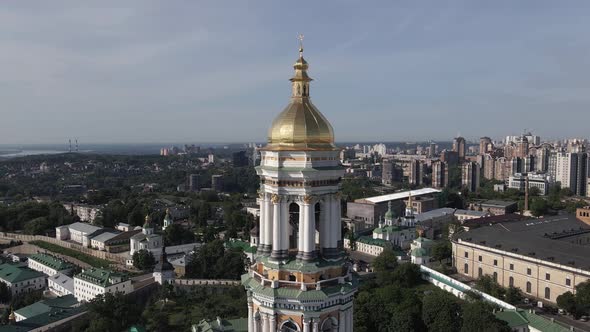 Kyiv. Ukraine: Aerial View of Kyiv Pechersk Lavra.