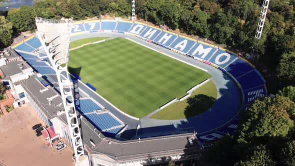 Dynamo Kyiv Lobanovskyi Stadium Aerial View