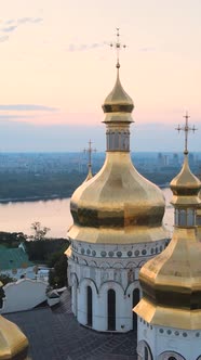 KyivPechersk Lavra in the Morning at Sunrise