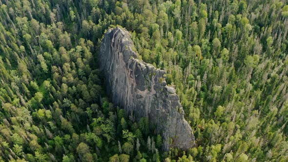 The rock The Manskaya stenka The wild Krasnoyarsk Pillars