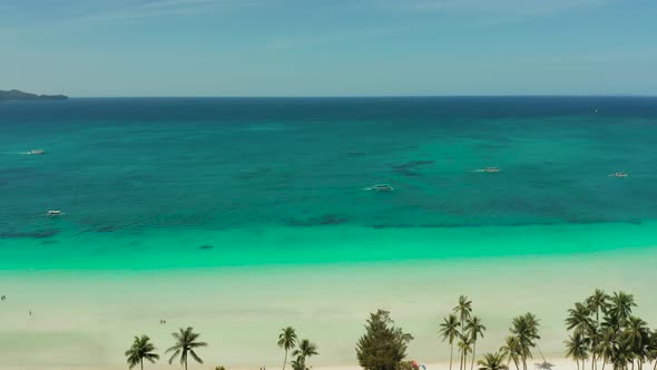 Tropical Beach and Blue Clear Sea