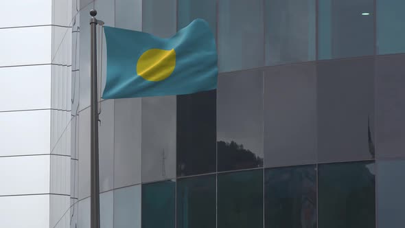 Palau Flag Background 4K