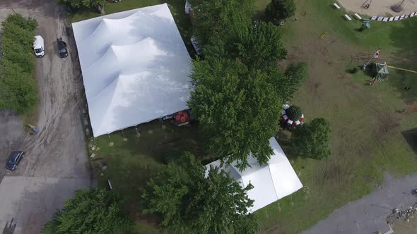 aerial fairground event tents 4k