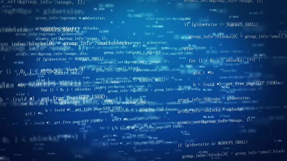 Computer Hacker Code Trojan Virus Network Programming Language Data Rolling