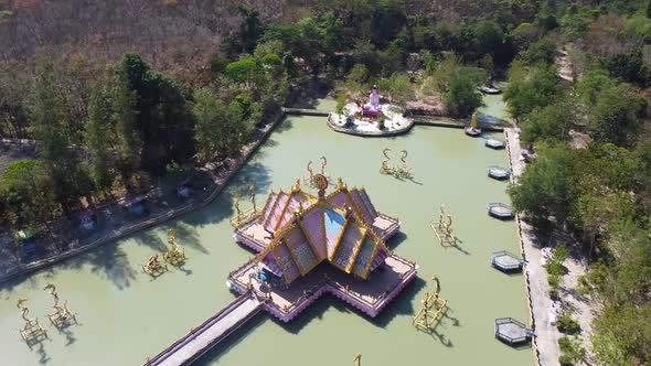 Pavilion High Angle Wat Tham Marot