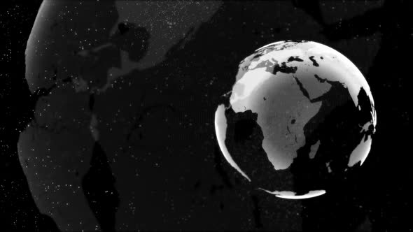 Projection Of Planet Earth