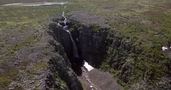 AERIAL: Fulufjället National Park in Sweden