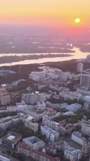 Ukraine Kyiv in the Morning at Sunrise