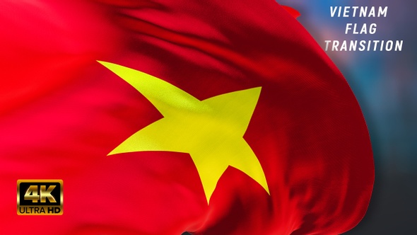 Vietnam flag  transition