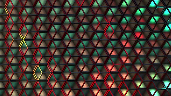 colorful Infinity Cube background