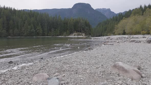 Rocky Beach in Canadian Nature