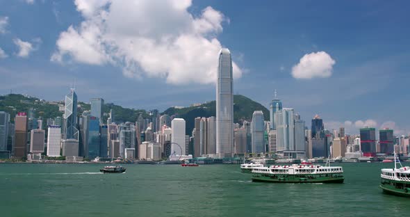 Hong Kong urban cityscape