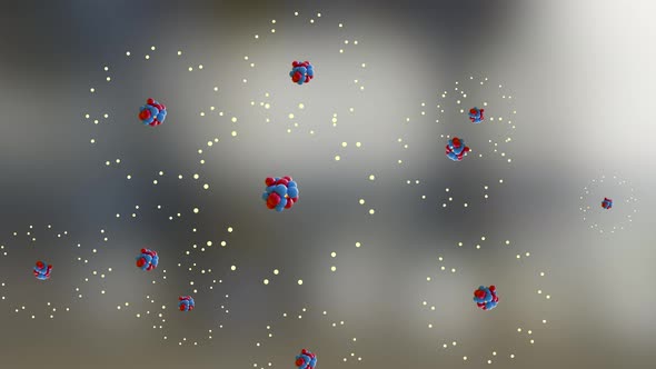 Atom anatomy, Atomic model or structure , electrons orbiting the nucleus particles, atoms