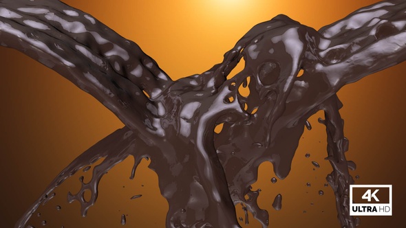 Fountain Chocolate Splash Collision