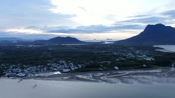 The Beaches at the most southern part of Borneo Island