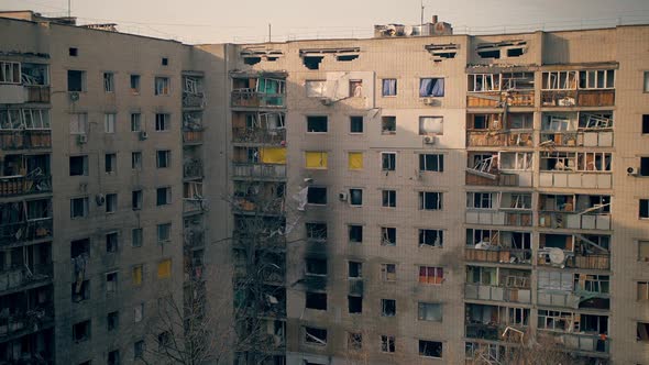 War Building Ruin Ukraine Destruction City Bomb House Attack Destroyed