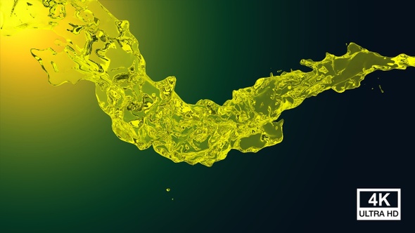 Olive Oil Flow Splash 4K alt
