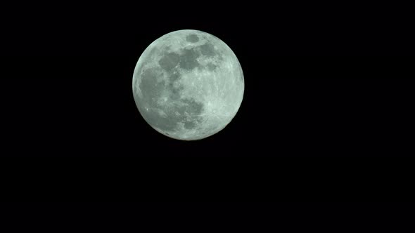 Fool Moon  UHD Close-up. Planet Satellite.