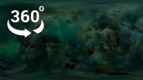 Dark Evil Clouds Panoramic 360 VR alt