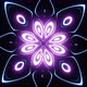Looped animation kaleidoscope effect. Neon lines - VideoHive Item for Sale
