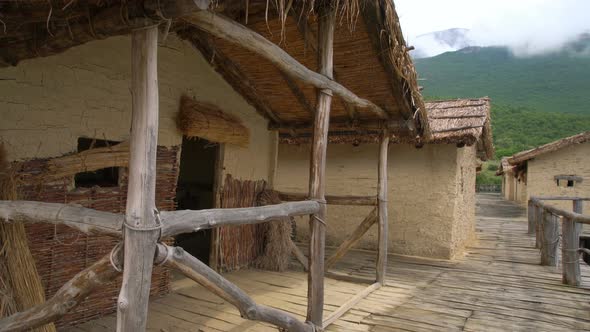 Ohrid Bay of Bones, Prehistoric Tribal Village Barracks Ruins, Macedonia