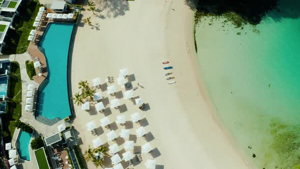 Boracay Island with White Sandy Beach Philippines