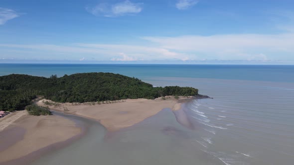 The Beaches at the most southern part of Borneo Island