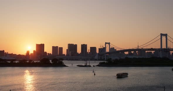 Odaiba Tokyo Bay at night