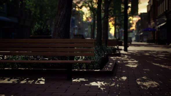 Empty Closed Park During the Covid19 Pandemic in 2020