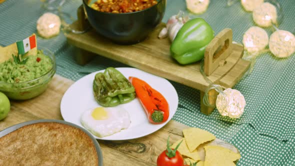 Ingredients for Huevos Rancheros