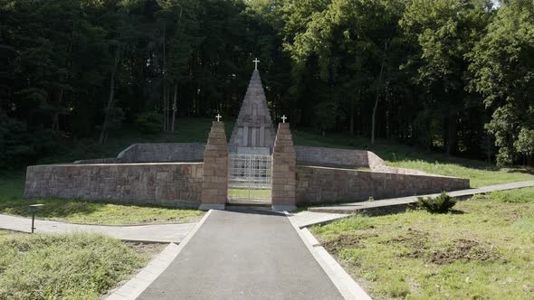 Monument to the victims of fascism in Banska Bystrica-Kremnicka in Slovakia