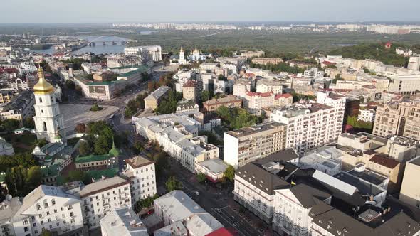 Kyiv - Aerial View of the Capital of Ukraine. Kiev