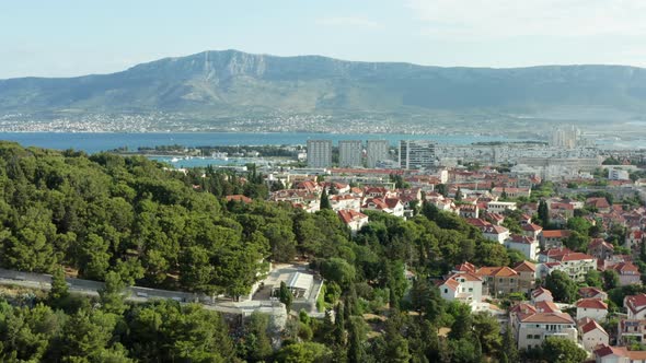 Aerial View Split Croatia