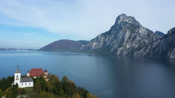 View Of Famous Traunkirchen Chapel