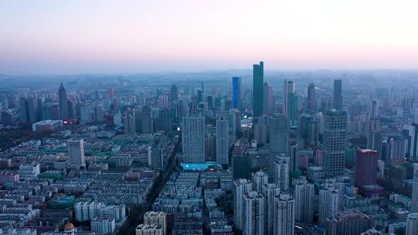 Nanjing City, Jiangsu Province, urban construction landscape