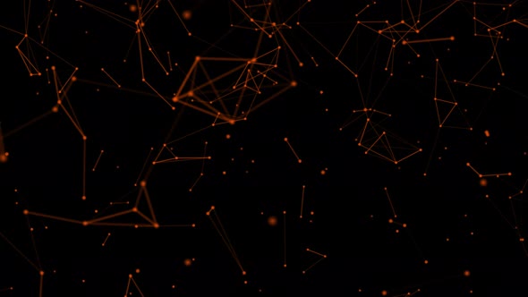 Orange Plexus Background 4K