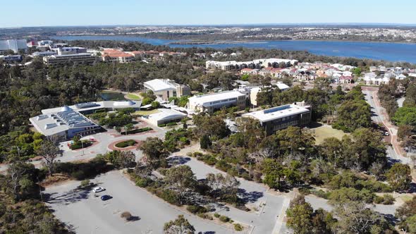 Aerial View of a University Campus in Australia