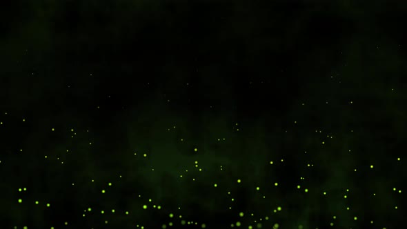 Green Particles 4K