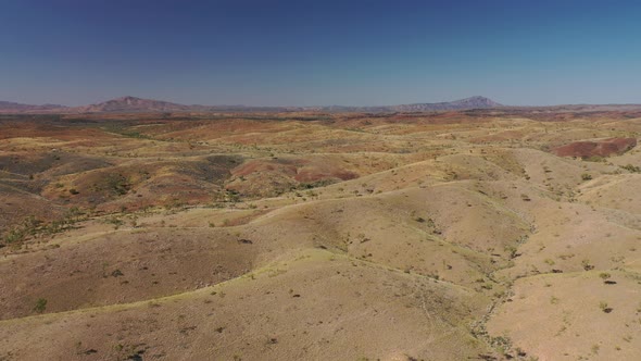 Tylers Pass Lookout, West MacDonnell Ranges, Northern Territory, Australia 4K Aerial Drone