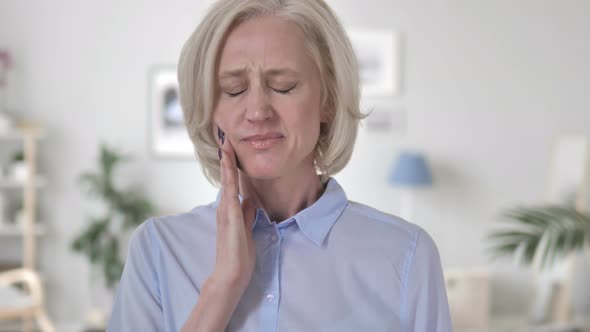 Toothache, Old Woman with Tooth Pain