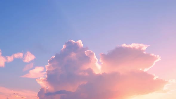 4K Sky Time lapse, Beautiful background, Sky Timelapse of skyscrapers. alt