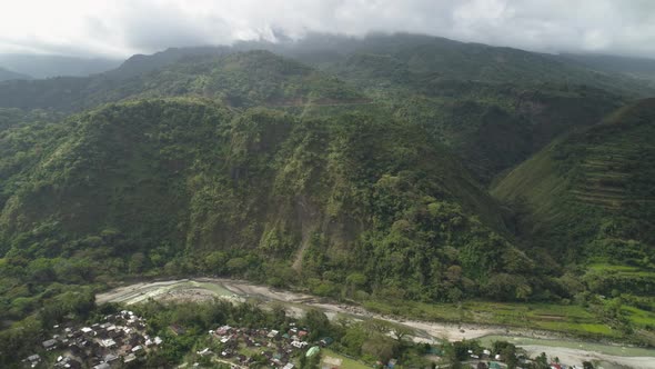 Mountain Landscape in Philippines, Luzon