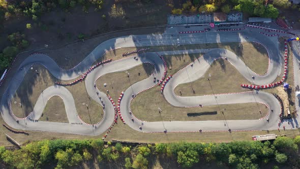 Karting Competition On The Track In Haskovo In Bulgaria 2