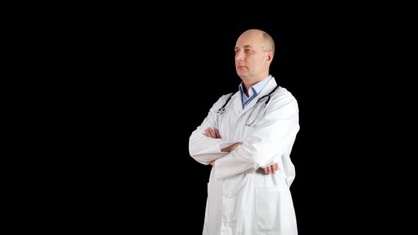 Confident Doctor Looking at Camera