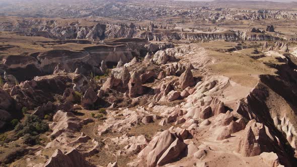 Aerial View Cappadocia Landscape