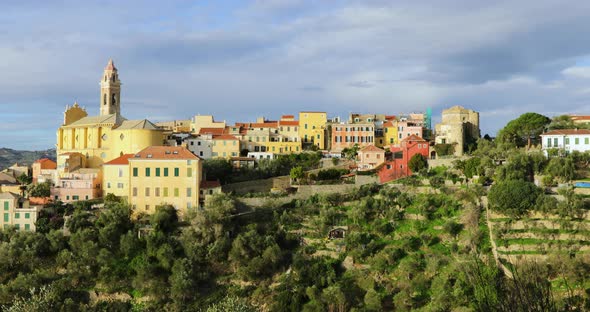 Cervo - medieval hilltop town in Liguria, Italy